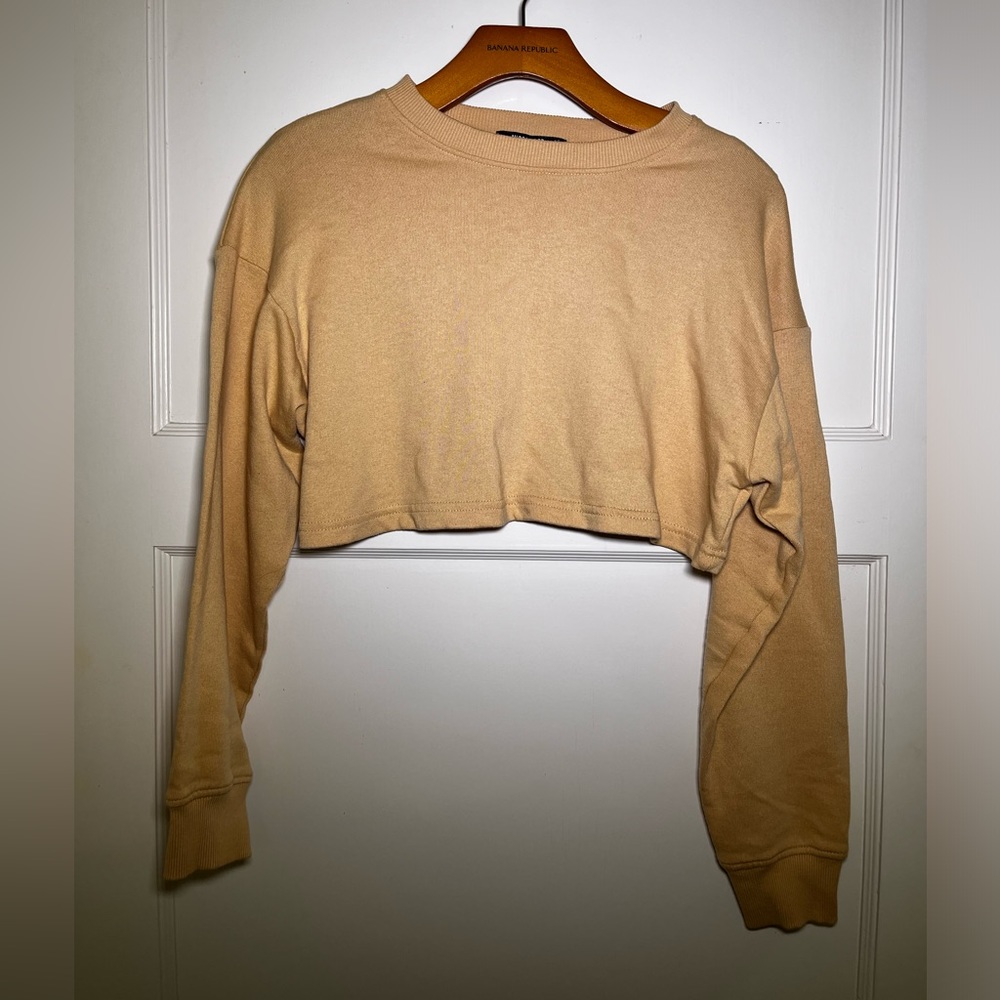 Missguided crop sweatshirt